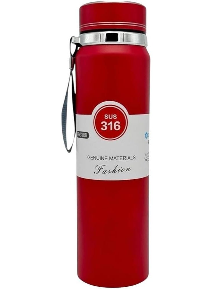 UShop U-Shop Thermal Bottle ✔ Vacuum-insulated, leak-proof, BPA-free stainless steel sports bottle for coffee and tea, perfect for travel to keep drinks hot or cold, 1000ml capacity - Image 1